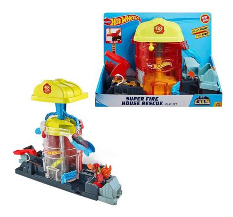 Pista Super Estacion De Bomberos Hot Wheels Mattel Envío gratis