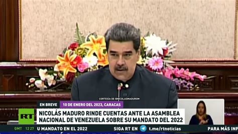 Nicolás Maduro Rinde Cuentas Ante La Asamblea Nacional De Venezuela