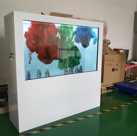 Dedi Inch Transparent Showcase Box Video Ad Player Tft Led Screen Lcd