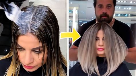 Natural Brunette To Blonde Balayage Transformation YouTube