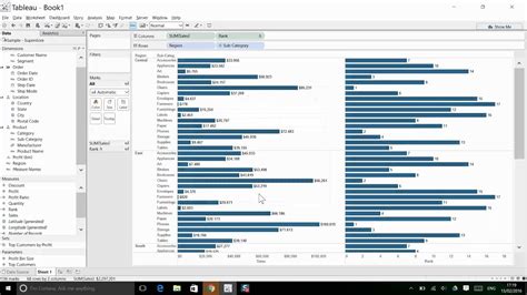 Tableau Rank Chart