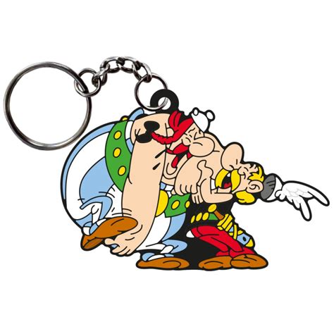 Porte clé Asterix and Obelix Asterix Obelix Laughing Keychain