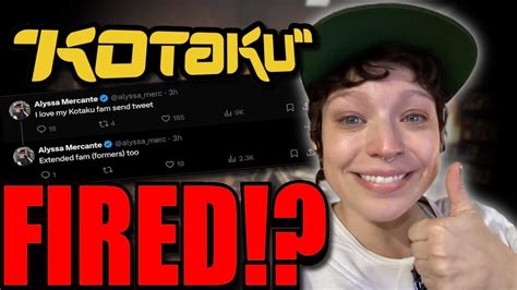 Alyssa Mercante Fired By Kotaku Youtube