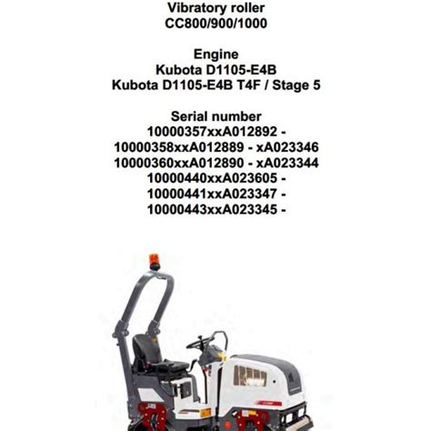 Dynapac Vibratory Roller CC722 Operation Maintenance Manual