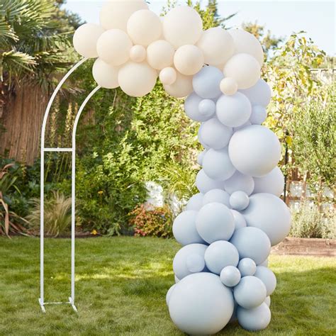 Blue And Nude Balloon Arch Kit Balloons Party Delights