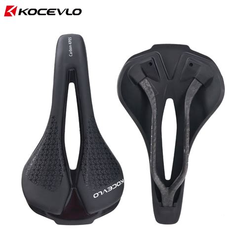 KOCEVLO Ultralight Carbon Fiber Bicycle Saddle MTB Road Bike Seat Pu