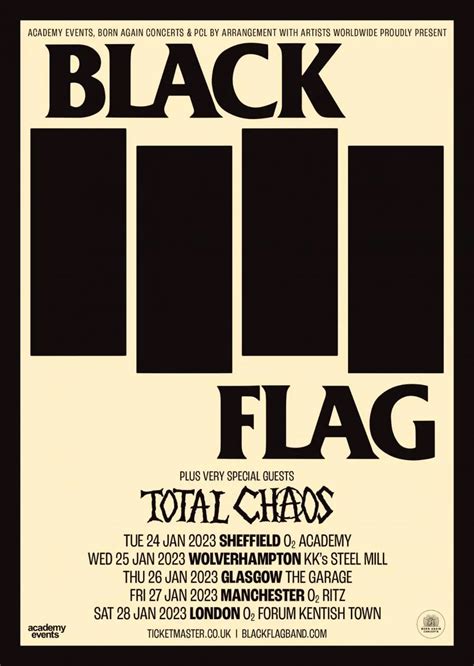 Event Black Flag - 25/01/2023 - Wolverhampton - KK's Steel Mill ...