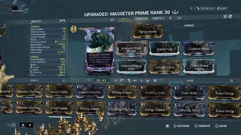 Warframe Masseter Prime Build And Test YouTube