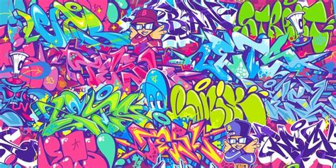 Premium Vector Seamless Colorful Modern Abstract Urban Style Hiphop