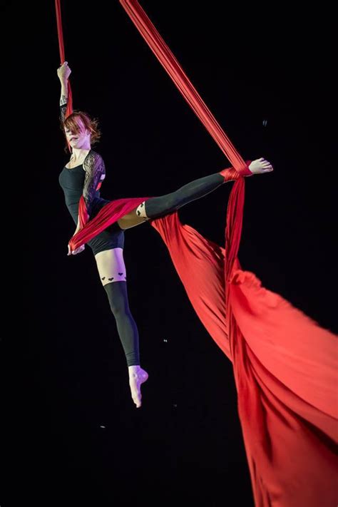 Hoopnosis • Aerial Silks Performed From A Crane Against The