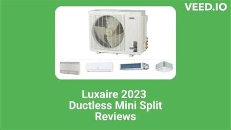 Hvacrepairguy 2023 Luxaire Brand Ductless Mini Split Reviews Youtube