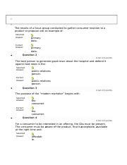 HSA 305 WEEK 2 QUIZ 1 Docx The Results Of A Focus Group Conducted To