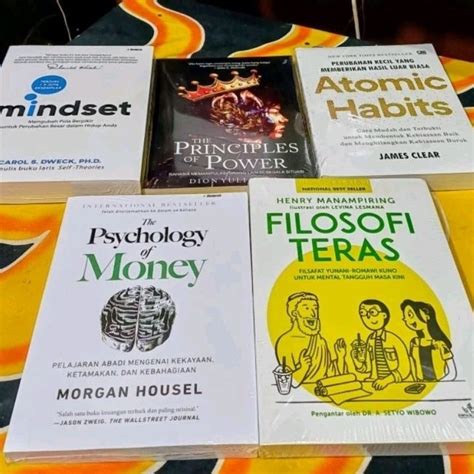 Jual Paket 5 Buku Motivasi Populer Mindset The Principles Of Power