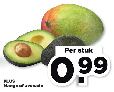 Plus Mango Of Avocado Aanbieding Bij PLUS