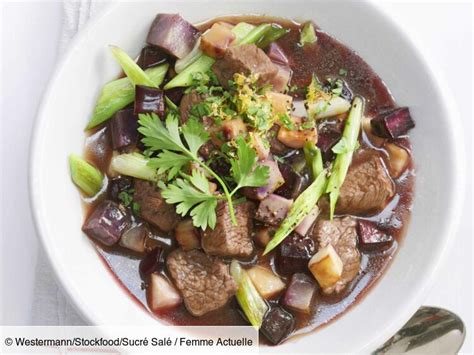 Ragoût de bœuf au vin rouge découvrez les recettes de cuisine de