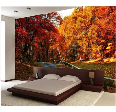 Papel De Parede Paisagem Floresta Quarto Estrada Natureza 28 R 299