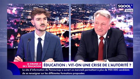 Le Grand Jt De L Ducation Ducation Vit On Une Crise