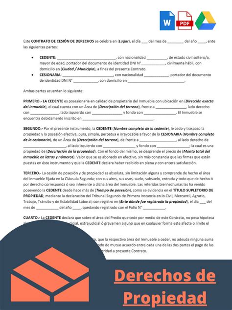 Carta De Ceder Derechos De Propiedad Actualizado Noviembre Hot Sex