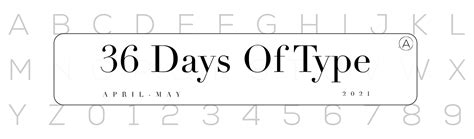 36 Days Of Type Typography Poster On Behance