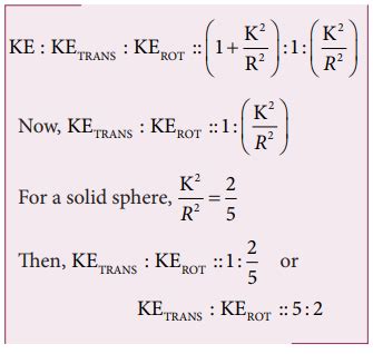 Solved Example Problems For Kinetic Energy In Pure Rolling Rolling Motion