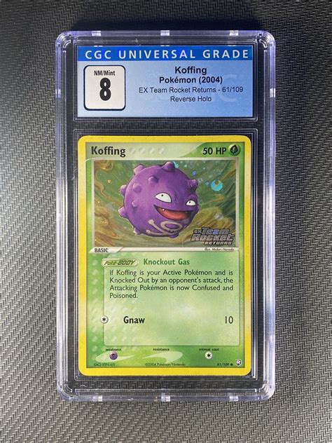 Koffing Team Rocket Returns Mint Pokemon Card Values Mavin