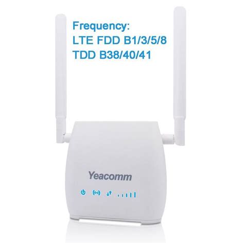 Yeacomm S11เสยง VoLTE RJ11 RJ45 TDD FDD 3G 4G LTE CPE Router Modem 4G