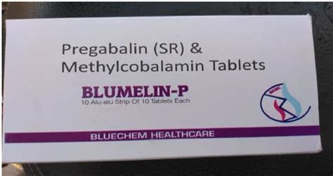 Blumelin P Pregabalin Methylcobalamin Tablet 150 Mg At Rs 300 Box In Kalka