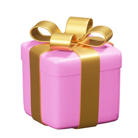 Realistic 3D Gift Box Cutout 12173960 PNG