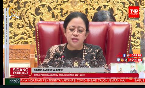 Pimpin Rapat Paripurna Pengesahan RUU TPKS Puan Ini Momen Bersejarah