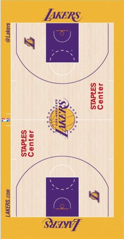 Los Angeles Lakers Basketball Court