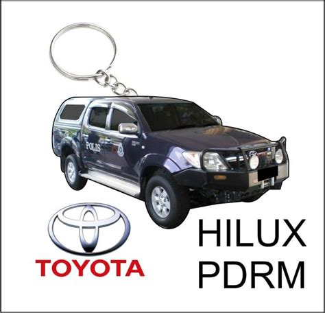 Toyota Hilux Pdrm Polis Police Keychain Lazada