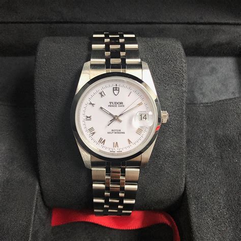 Tudor Prince Date 34mm Stainless Steel White Dial Automatic M74000 0006