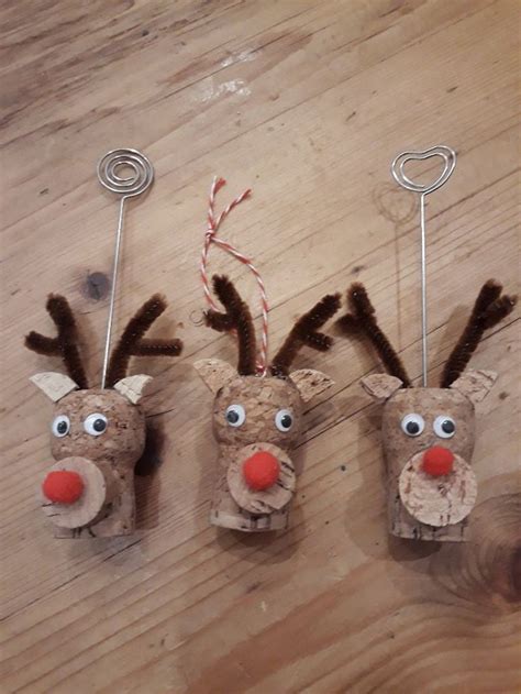 Pin By Monika Krap On Weihnachten Cork Crafts Christmas Wine Cork