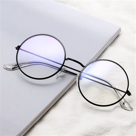 Retro Round Frame Spectacle Frame For Men And Women Comfortable Lightweight Eyeglass Frame Small