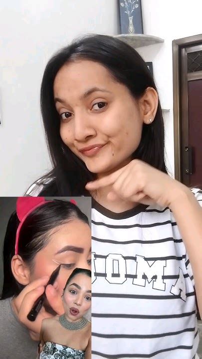 Omg Very Easy Eyeliner Hack😱😯 Let S Try This Viral Hack Ytshorts Hack Beutyhack Eyeliner