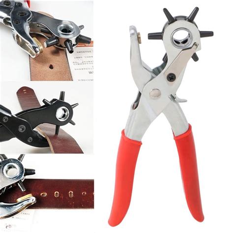 Buy Leather Belt Hole Punch Household Leathercraft Plier Eyelet Puncher