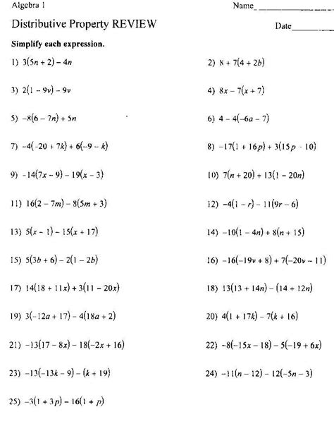 Equivalent Equations Worksheets