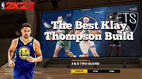 New Nba K The Ultimate Best Klay Thompson Build On The Game Youtube