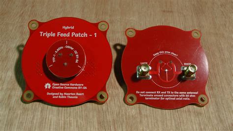 Triple Feed Patch Antenna Quadcopters Maarten Baert S Website