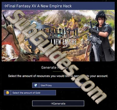 Super Guides And Tips Final Fantasy Xv A New Empire Cheats