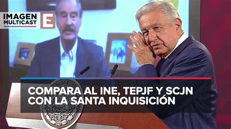 L Pez Obrador Exhibe A Vicente Fox Por Eliminaci N De Programas