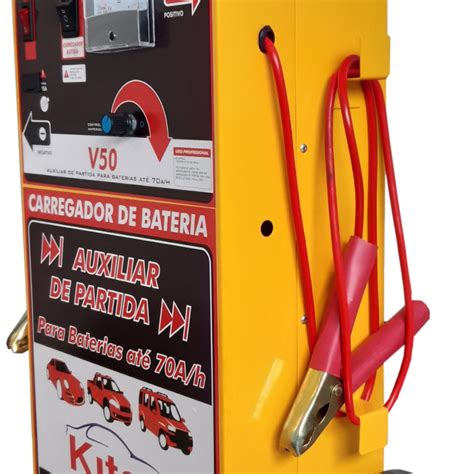 Carregador De Bateria A V Auxiliar De Partida Bivolt Kitec V