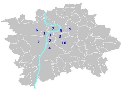 Map Of Prague Districts