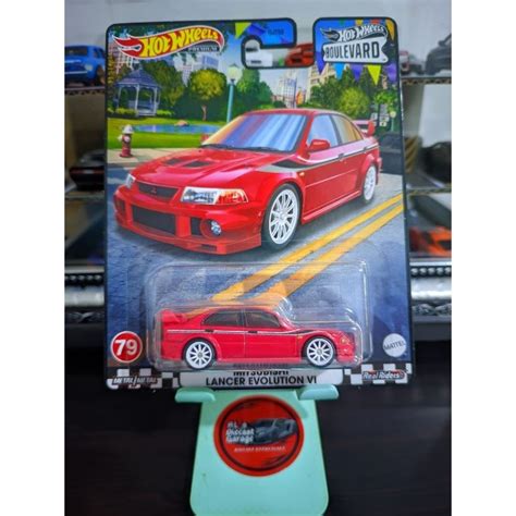 Jual Hot Wheels Mitsubishi Lancer Evolution VI Hot Wheels Boulevard Premium Shopee Indonesia