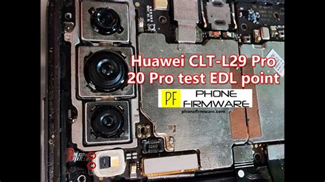 Huawei Clt L P Pro Test Edl Point Youtube