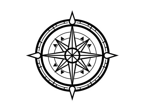 Compass Coloring Pages Top 30 Free Printable Designs