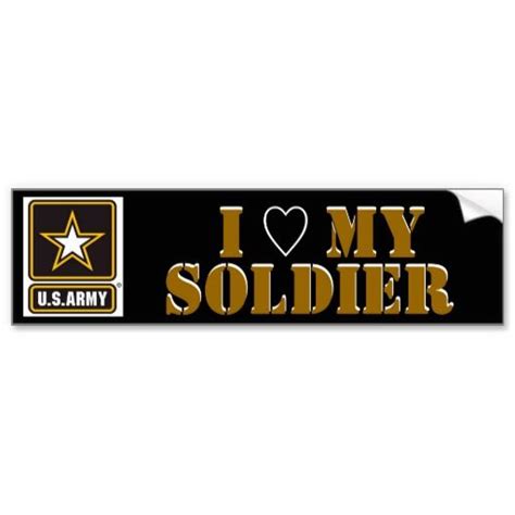 I Love My Soldier Bumper Sticker Bumper Stickers Soldier Army Ideas