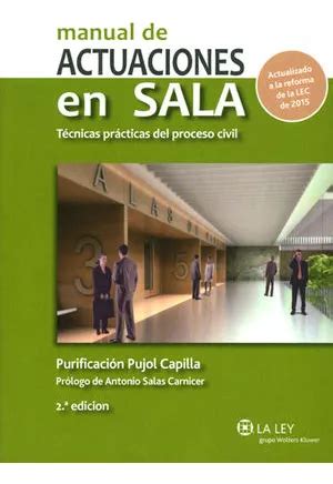 Libro Manual De Actuaciones En Sala T Cnicas Pr Ct Original Env O Gratis