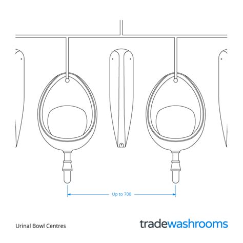 4x Bowl Exposed Urinal Pack - UR50BOX4TOGO • Trade Washrooms