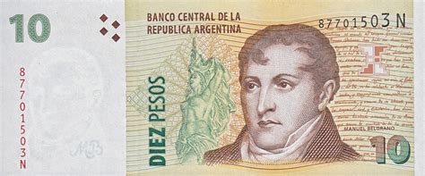 10 Pesos Without Convertibles De Curso Legal Argentina Numista